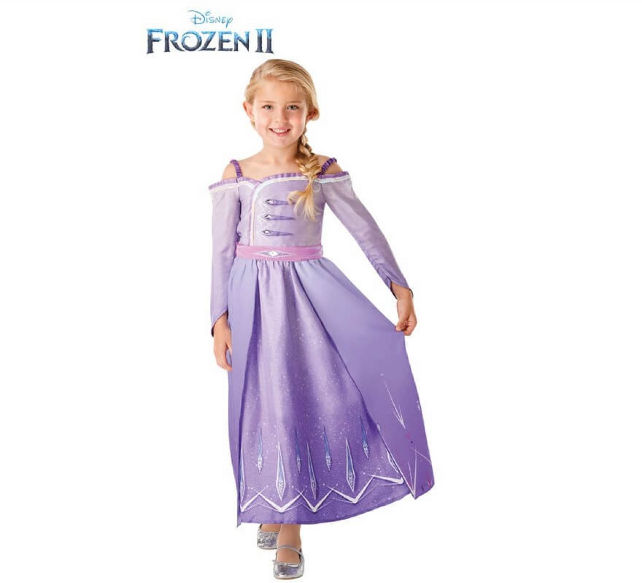 Destacada Disfraz de Elsa Morado de Frozen 2