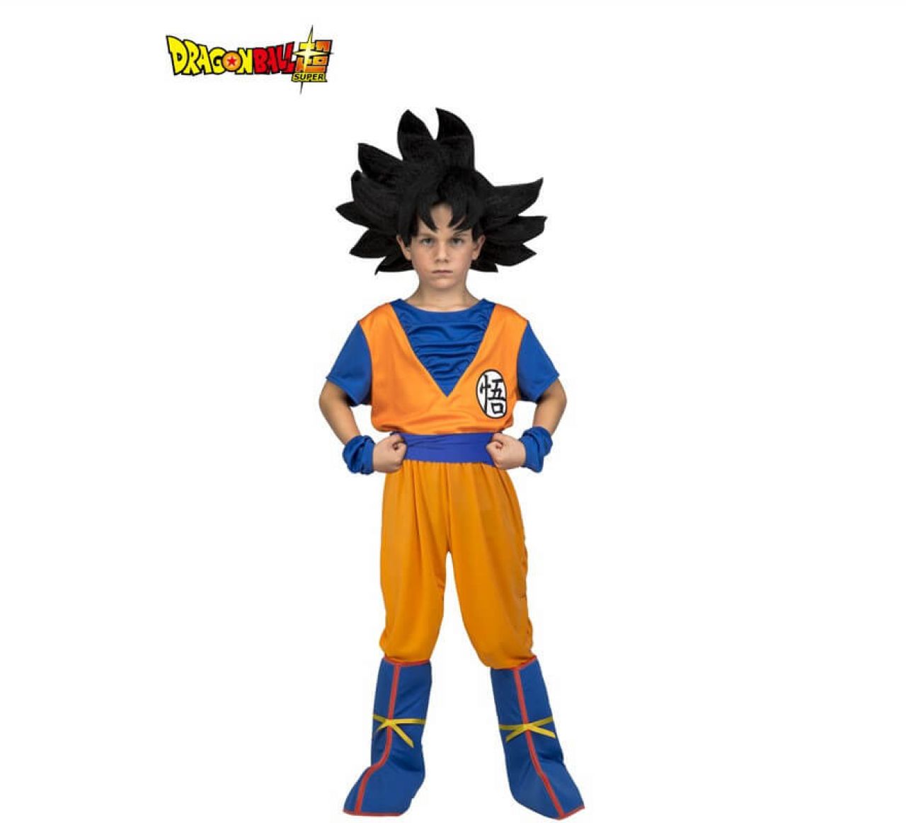 Destacada Disfraz de Son Goku de Dragon Ball con peluca