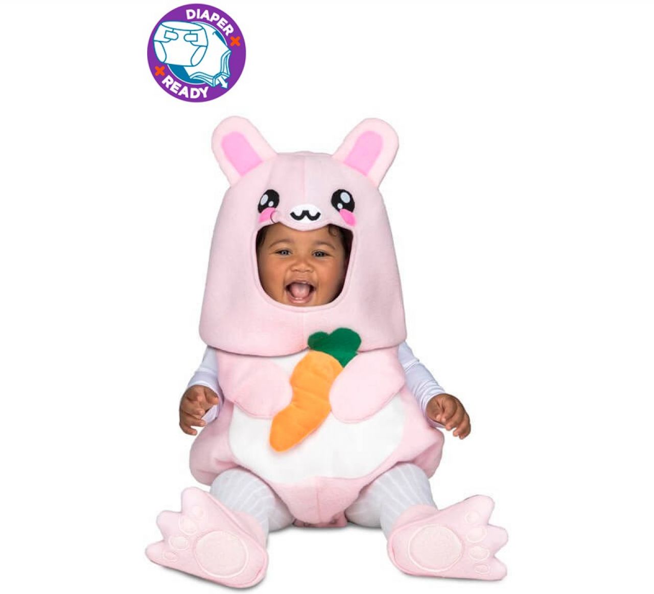 Destacada Disfraz de Conejito rosa para bebé
