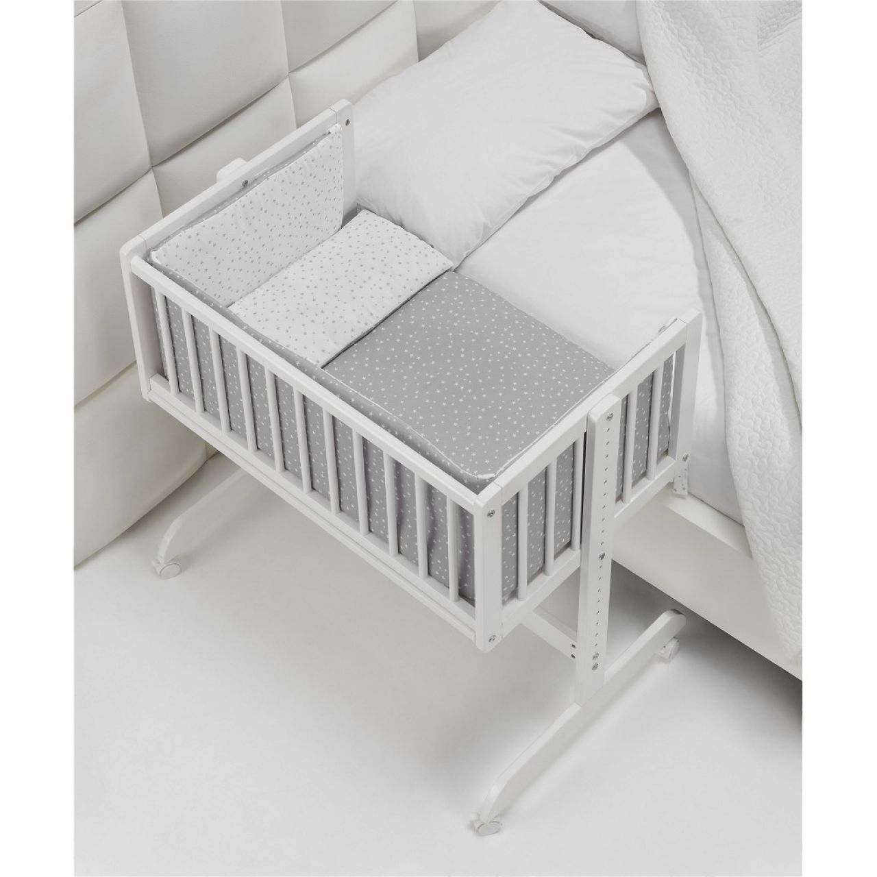 Destacada Minicuna colecho + ropa de cama