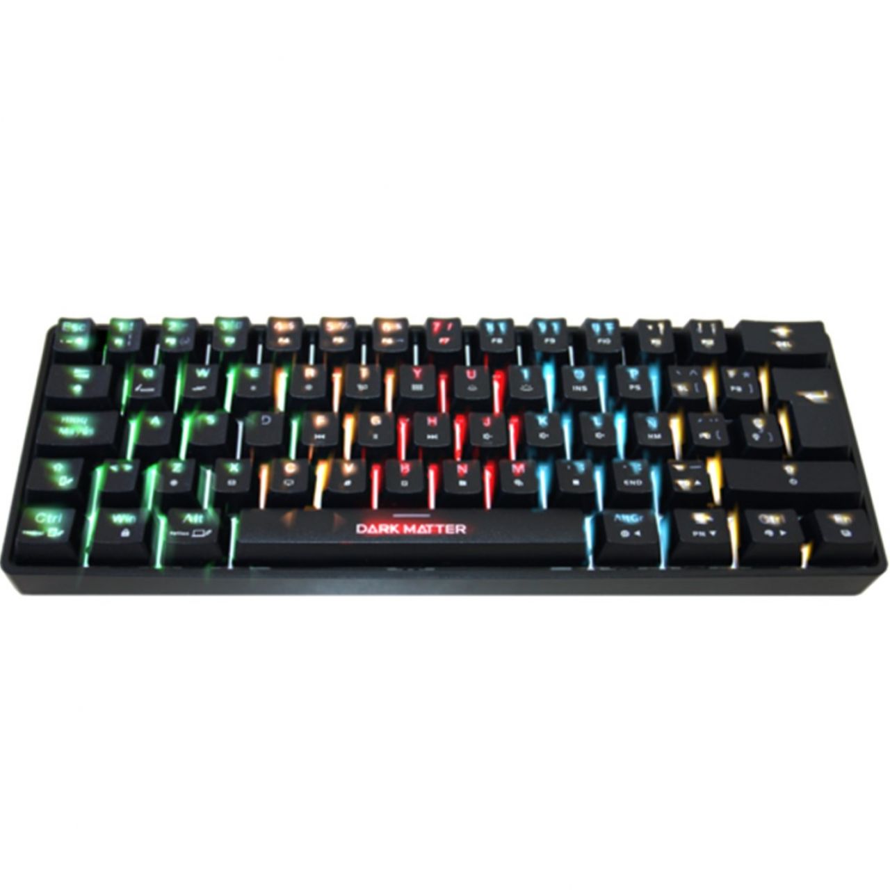 Destacada Teclado gaming mecánico inalámbrico Silver HT Dark Matter 62