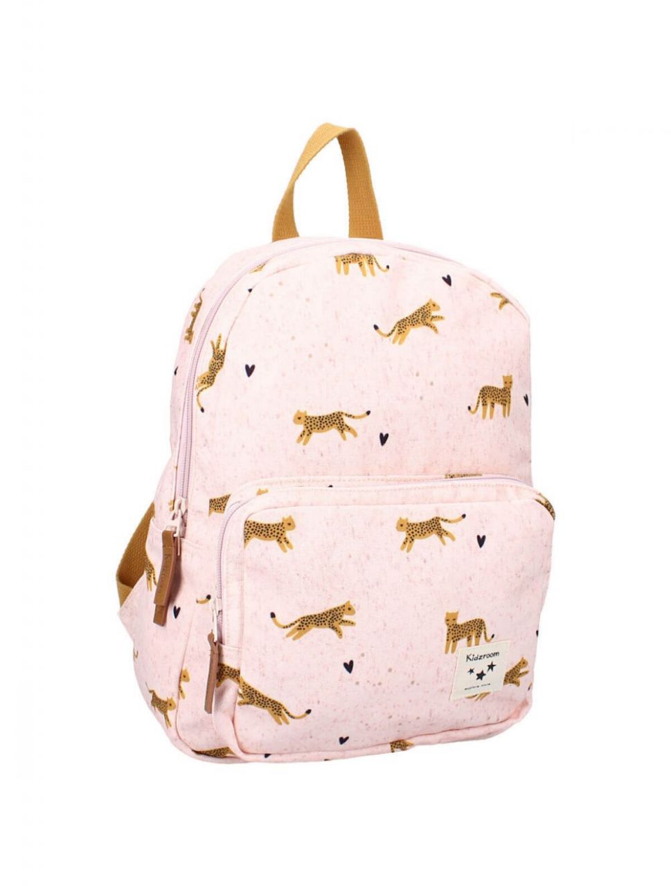 Destacada Mochila Leopardos rosa (bolsillo grande) Kidzroom