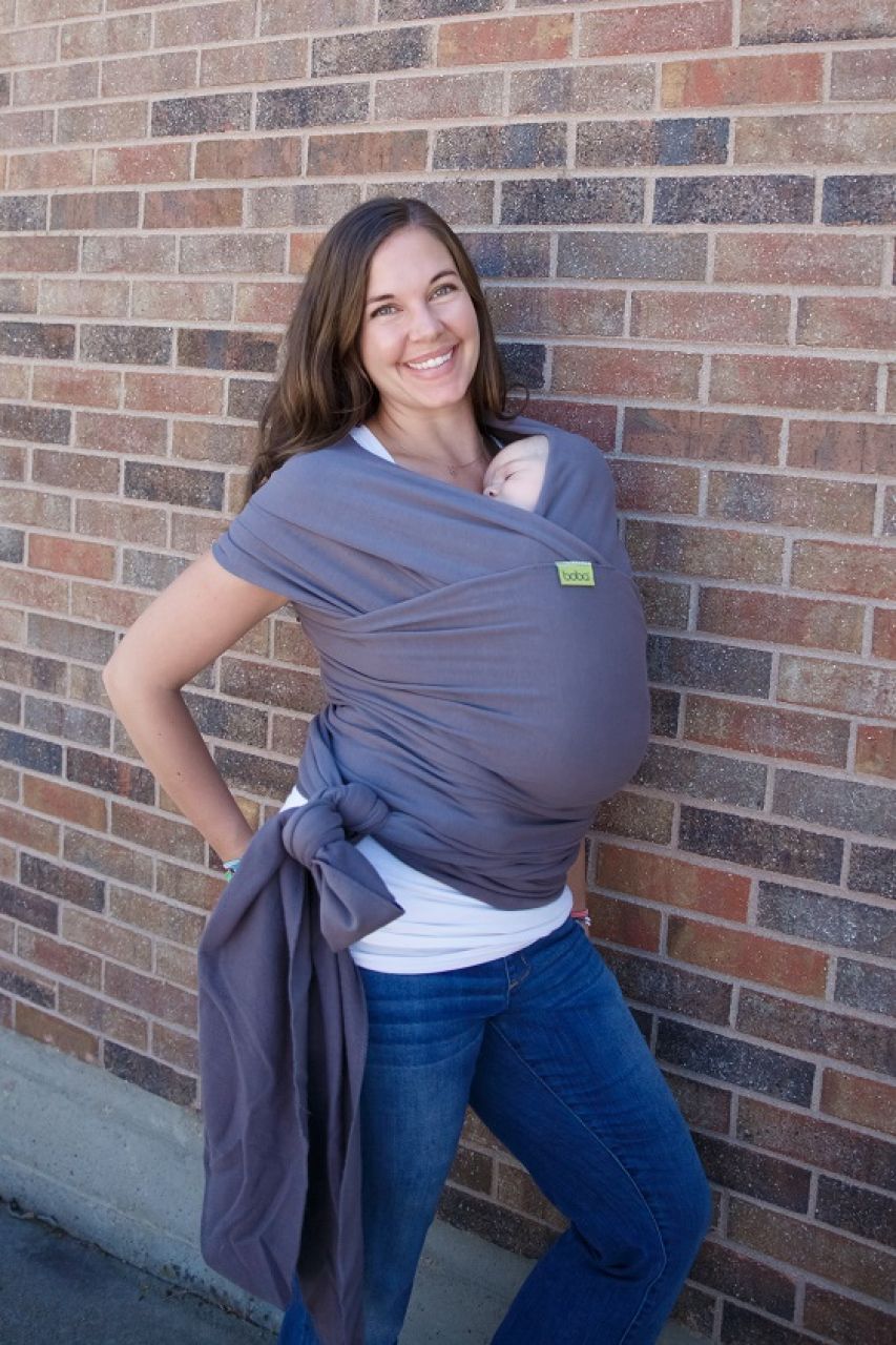 Destacada Fular elástic Wrap algodón Solid