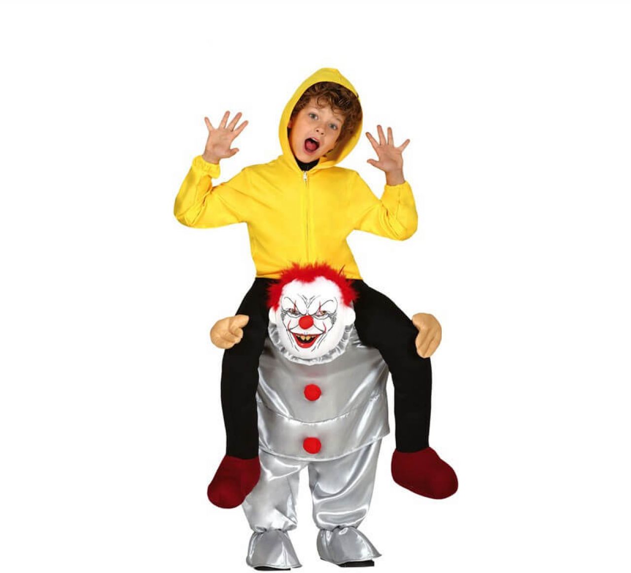Destacada Disfraz a hombros de payaso del miedo