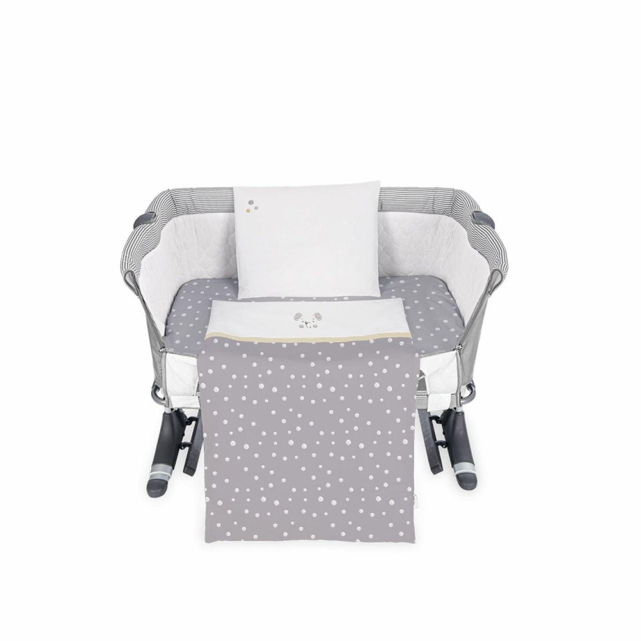 Destacada Juego de mini cuna con bordado Joyful Mice
