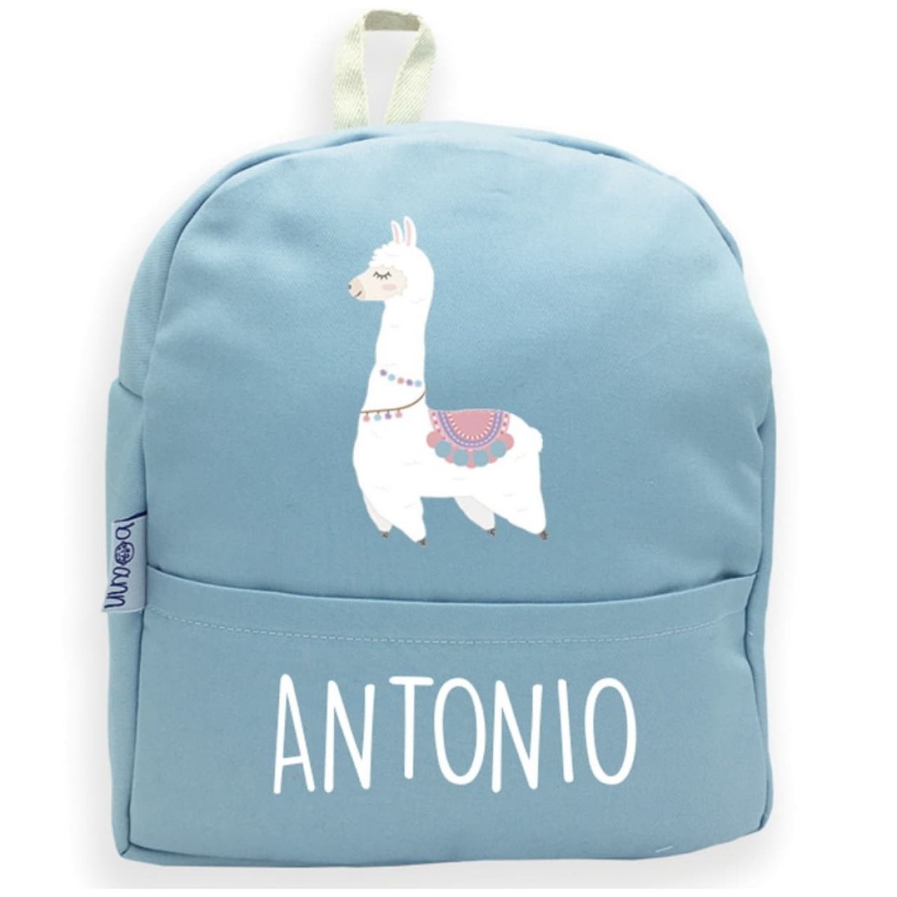 Destacada Mochila Llama con Nombre Personalizado