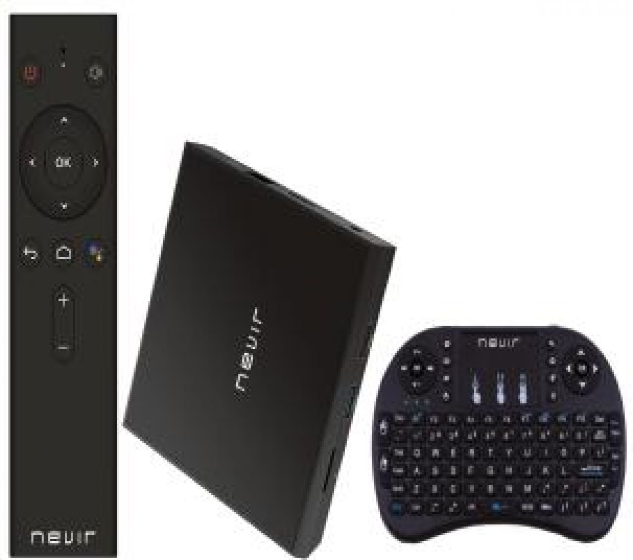 Destacada Android TV Nevir con mando y teclado