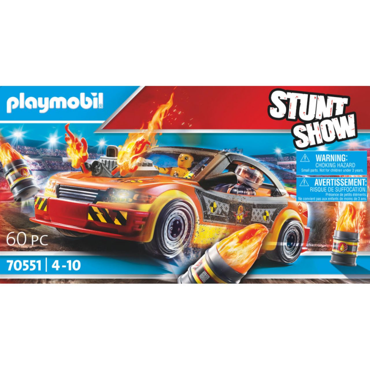Destacada Coche Stunt show Crash Car Playmobil