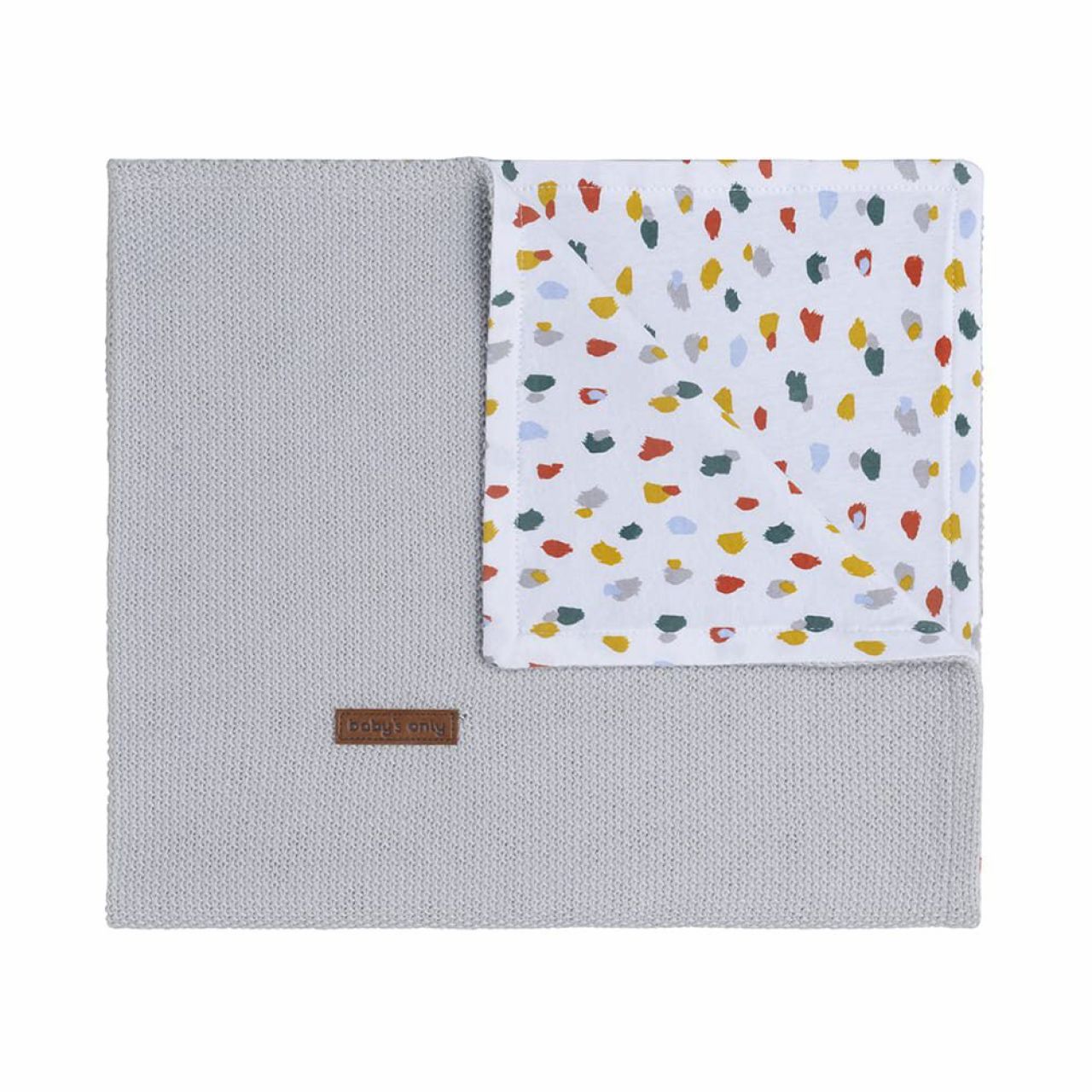 Destacada Manta para cuna Leaf 70 x 95 cm.