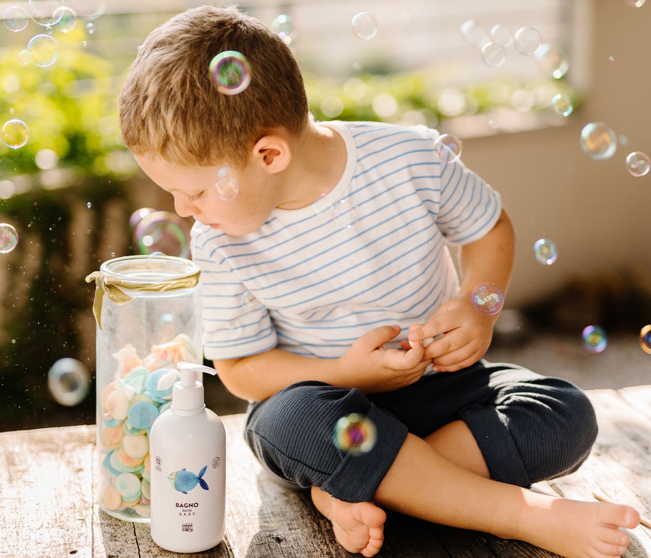 Destacada Gel de baño para bebés 500 ml.