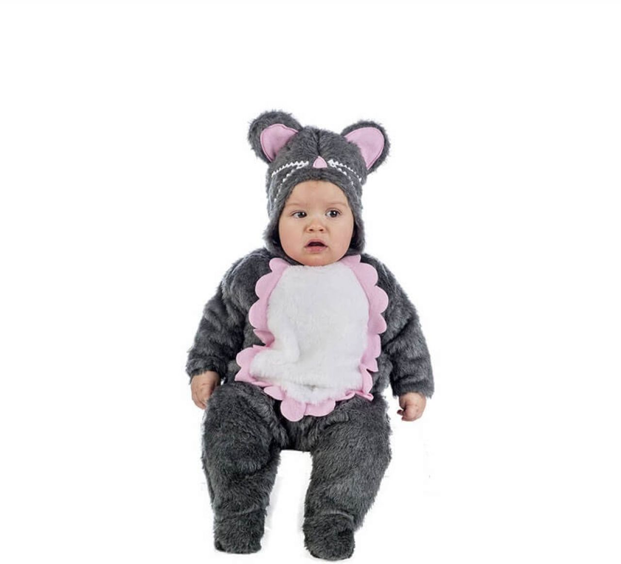 Destacada Disfraz de Ratita Gris para bebé