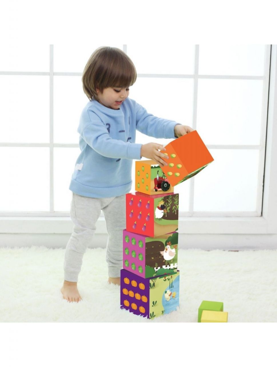 Destacada Cubos apilables Vegetales