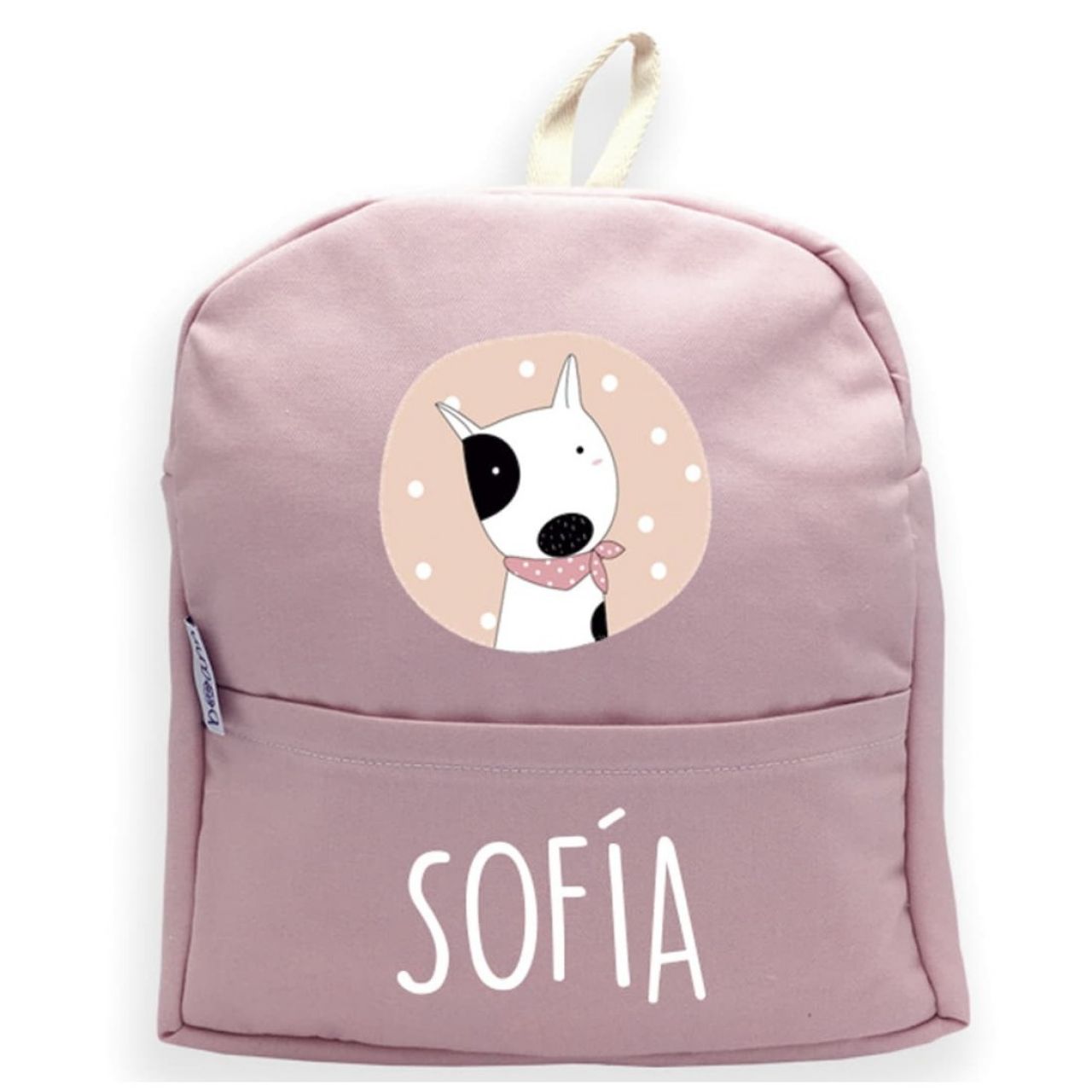 Destacada Mochila Perro con Pañuelo con Nombre Personalizado