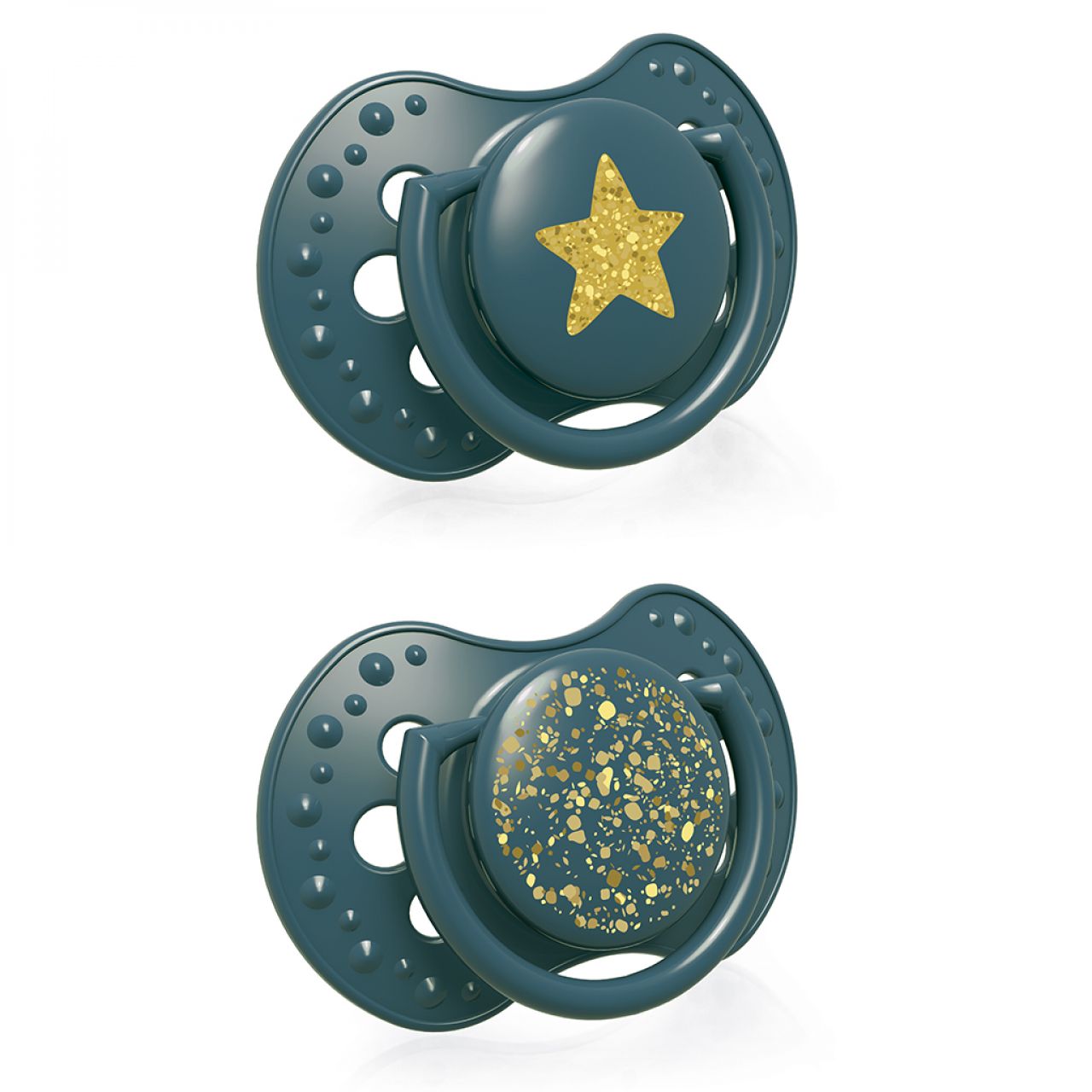 Destacada Chupetes dinámicos Stardust verde