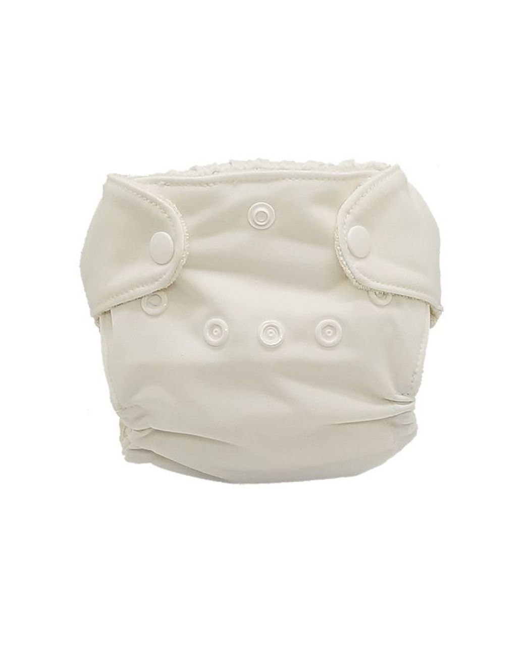 Destacada Pañal de tela prematuro y recién nacido NeoComfort - Blanco