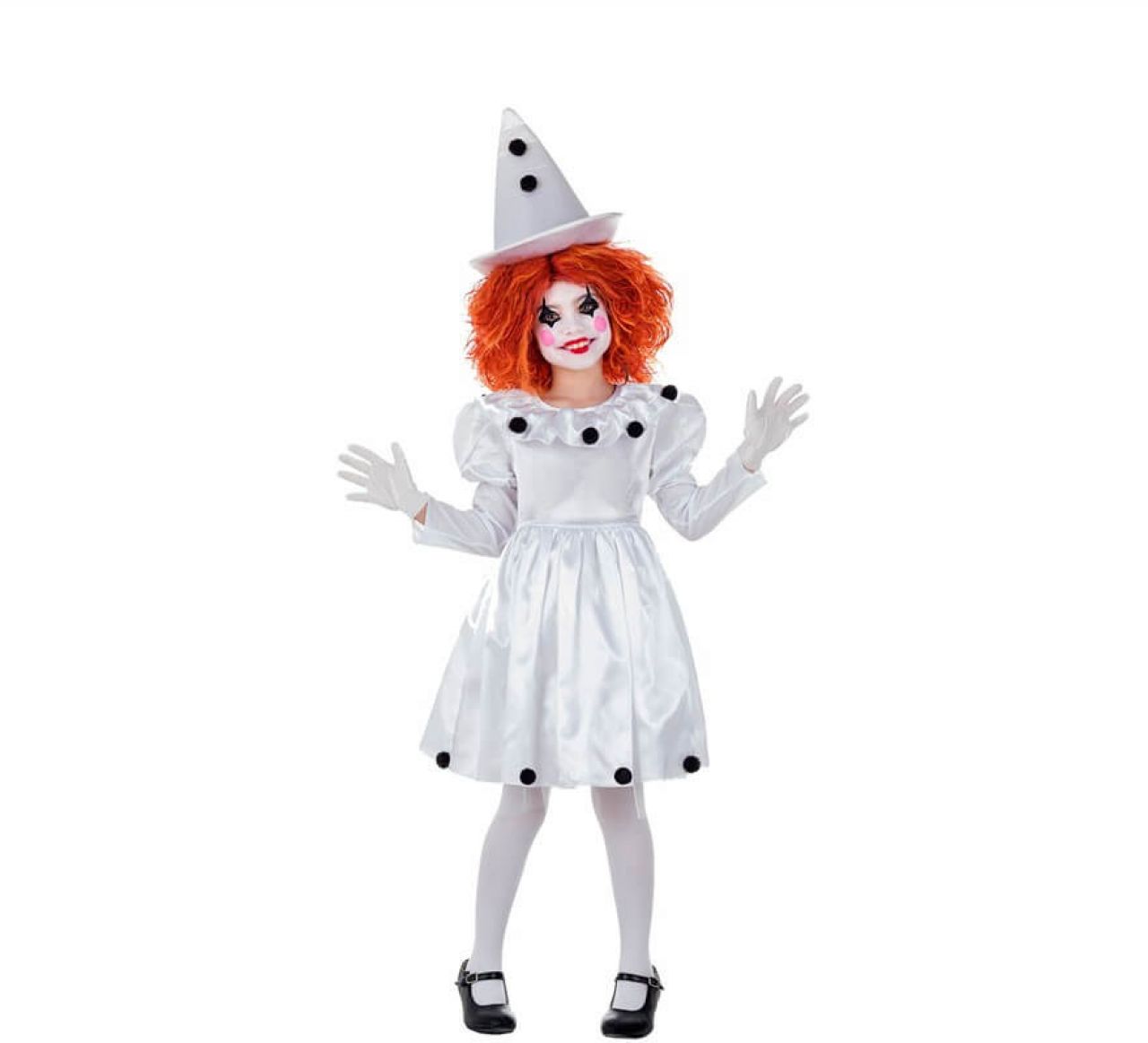 Destacada Disfraz de payasita Pierrot