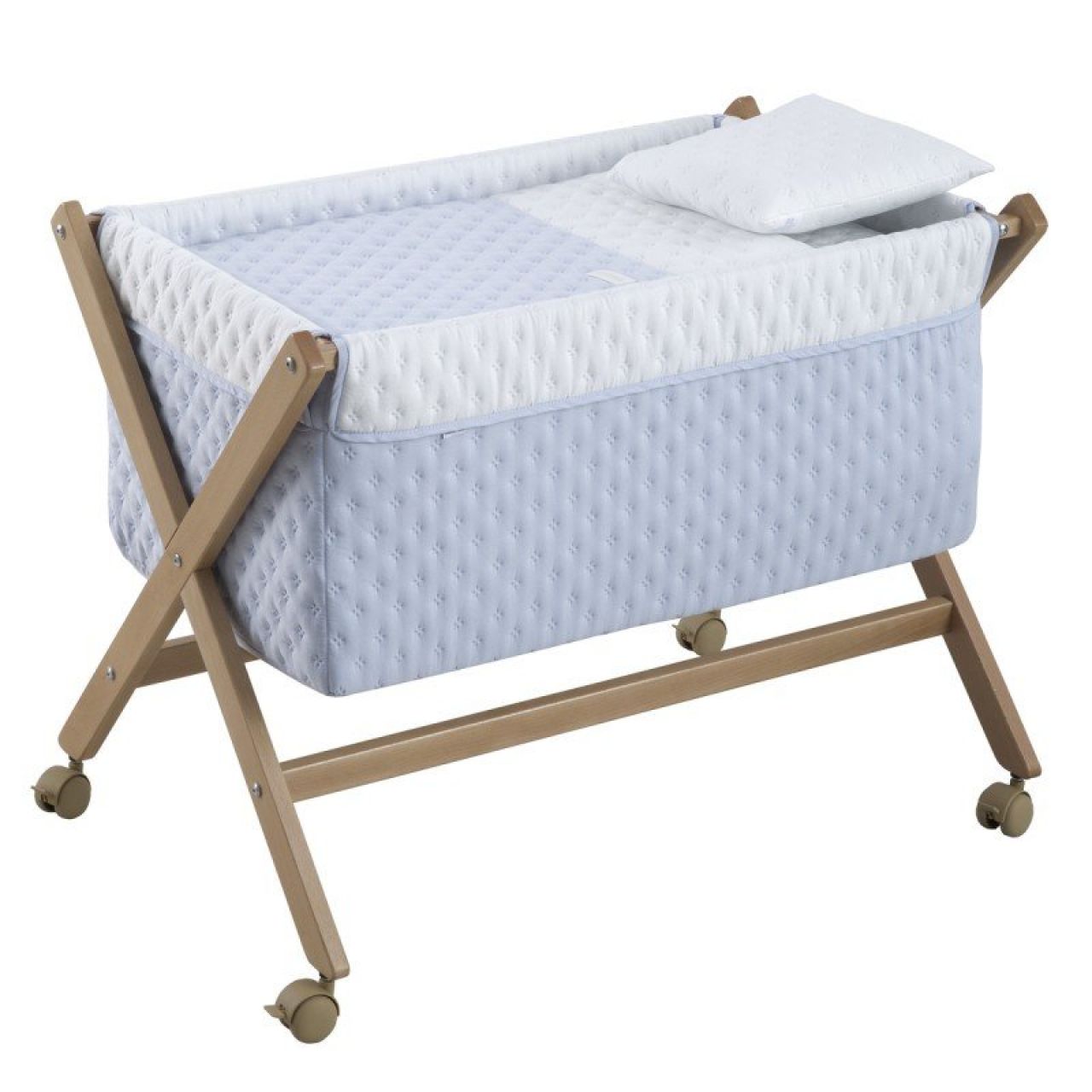Destacada Minicuna tijera Madera Sort 55 x 87 x 74 cm.