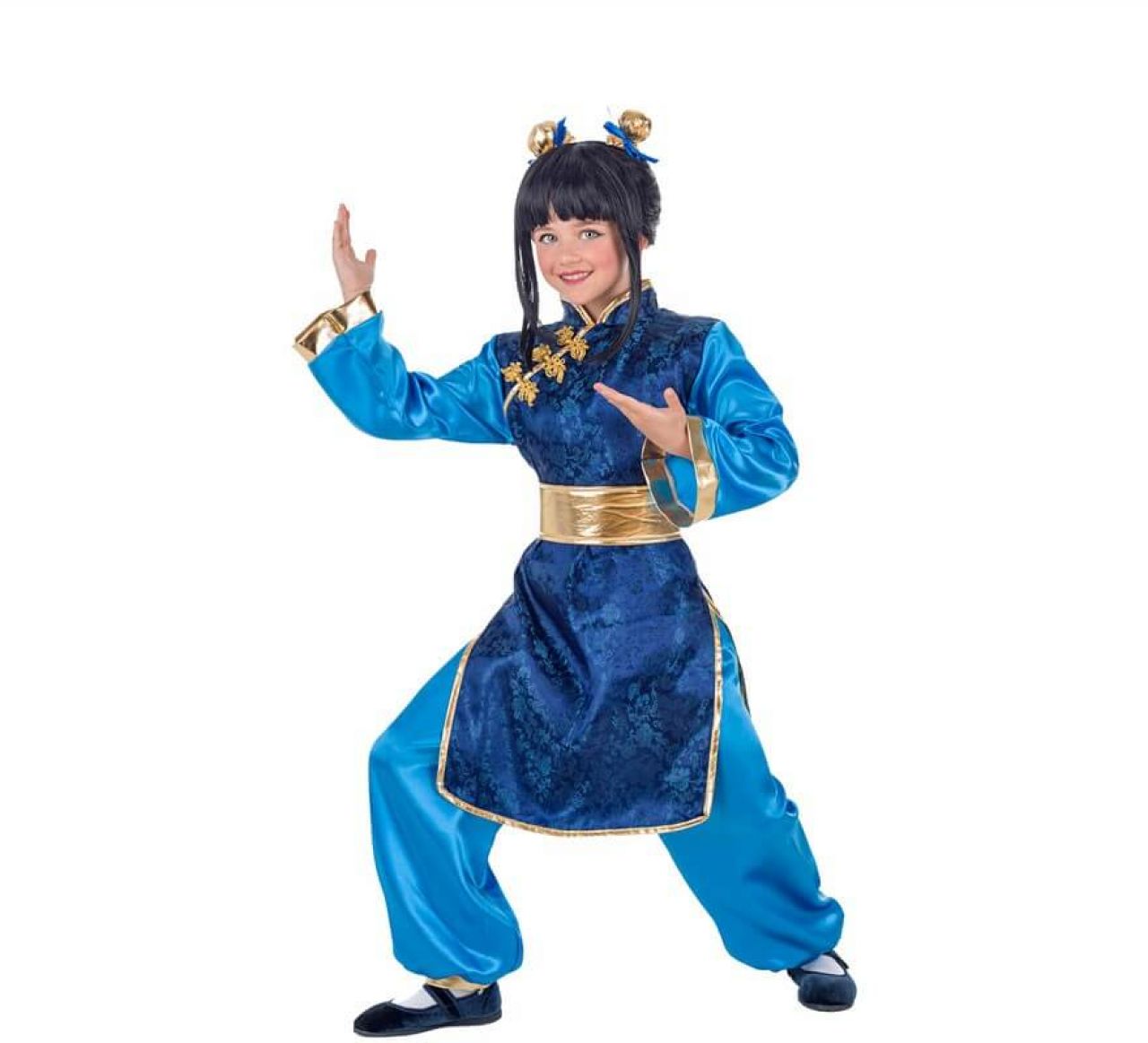Destacada Disfraz de chinita azul