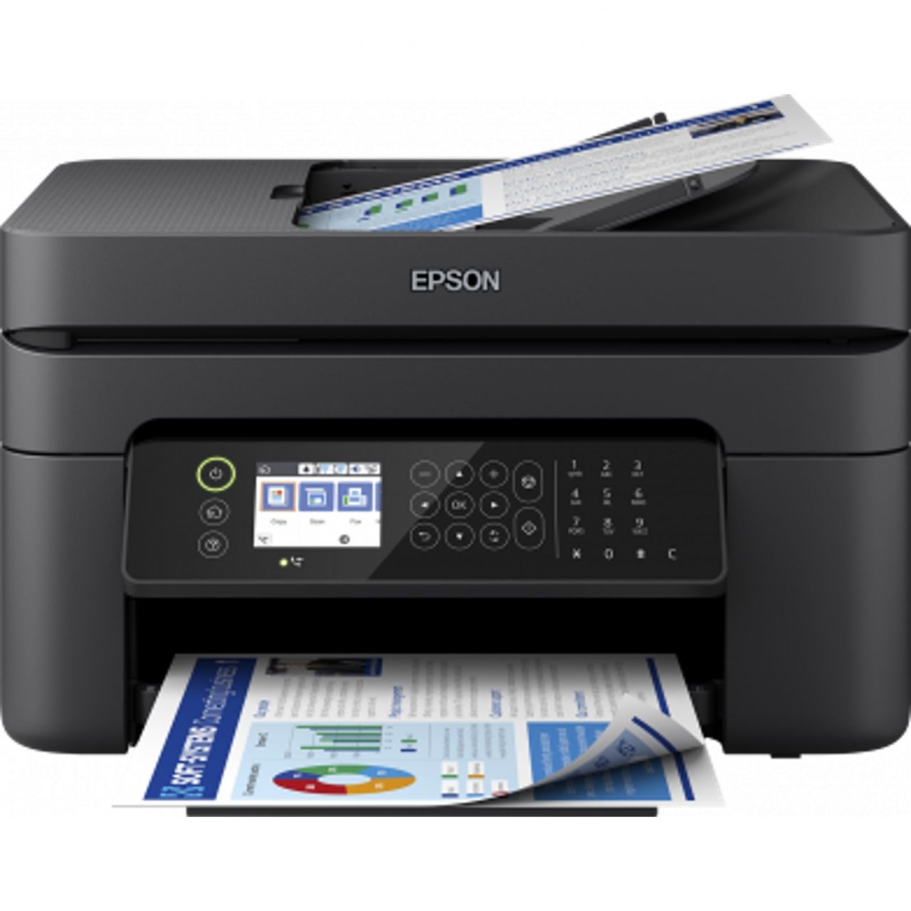 Destacada Multifunción Epson Inyección Color Wf - 2850dwf Workforce Fax