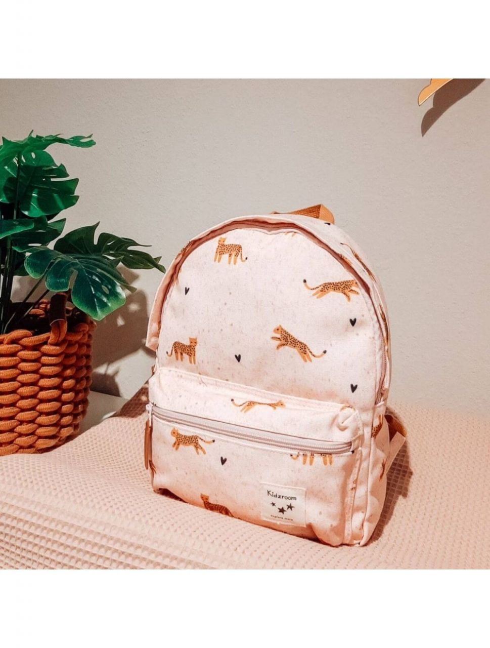 Destacada Mochila Leopardos rosa Kidzroom