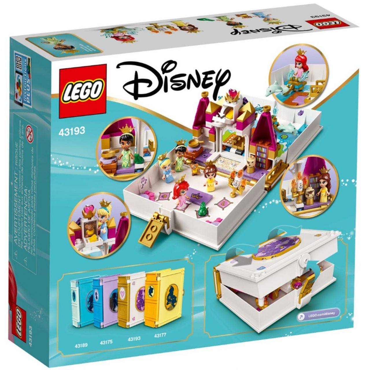 Destacada Lego Disney Ariel, Bella, Cenicienta y Tiana