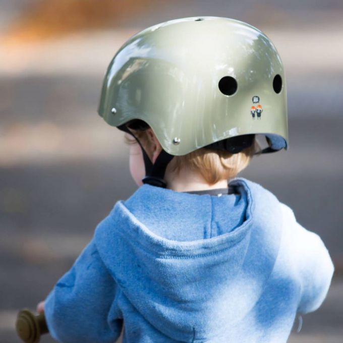 Casco verde Trybike