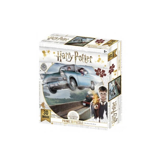 Puzzle 3D Lenticular Harry Potter Ford Anglia 500 piezas