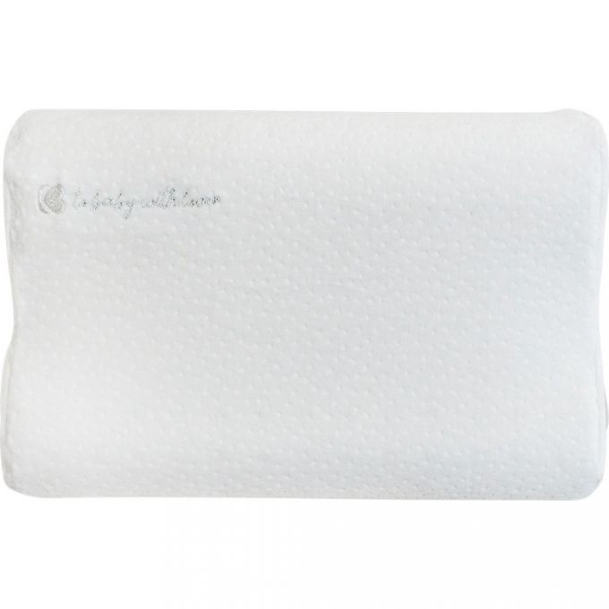 Almohada ergonómica ventilada memory foam de terciopelo