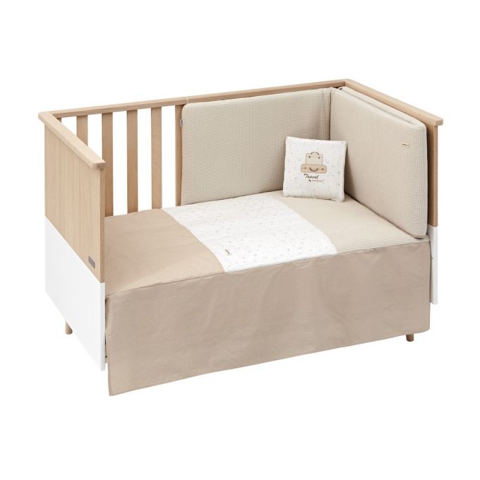 Juego 2 pcs. colcha I-v. Cuna 60 Sky 60 x 120 x 3 cm.