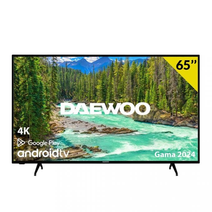 Tv Daewoo 65" Led 4K UHD D65DM54UAMS Android Smart TV 