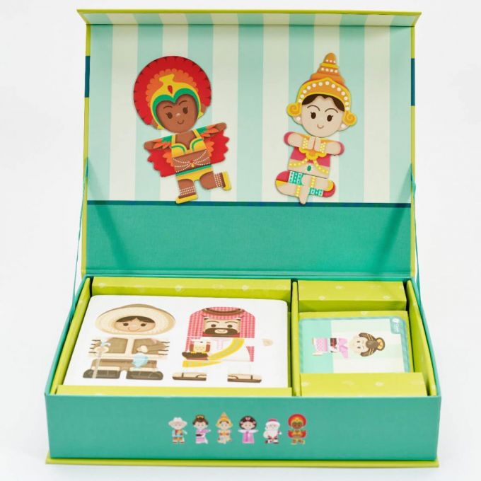 Caja magnética Personas del mundo