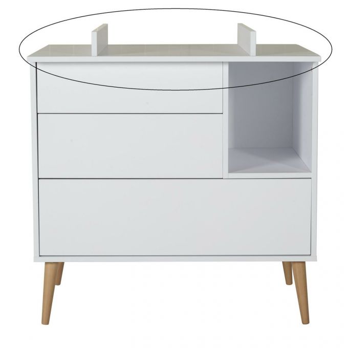Base cambiador Cocoon - Ice white