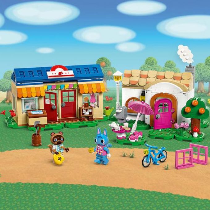 LEGO animal crossing mininook y la cas...