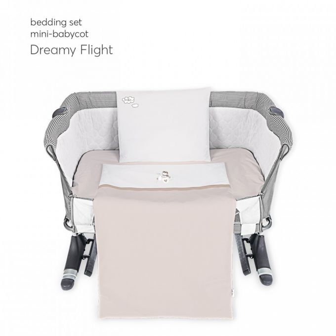 Juego de mini cuna con bordado Dreamy Flight