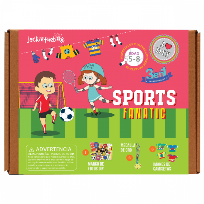 Súper deportista (caja de 3 manualidades)