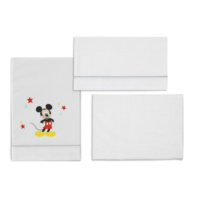 Tríptico minicuna 100% algodón Geo Mickey