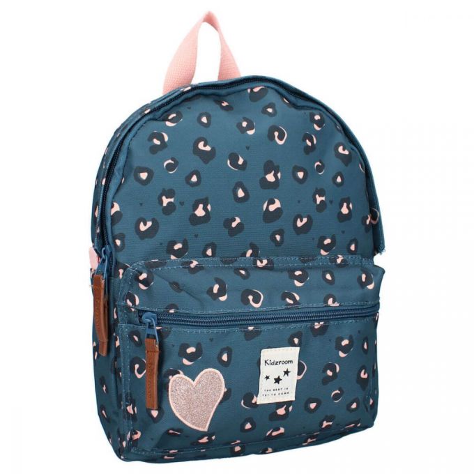 Mochila Animal print azul Kidzroom