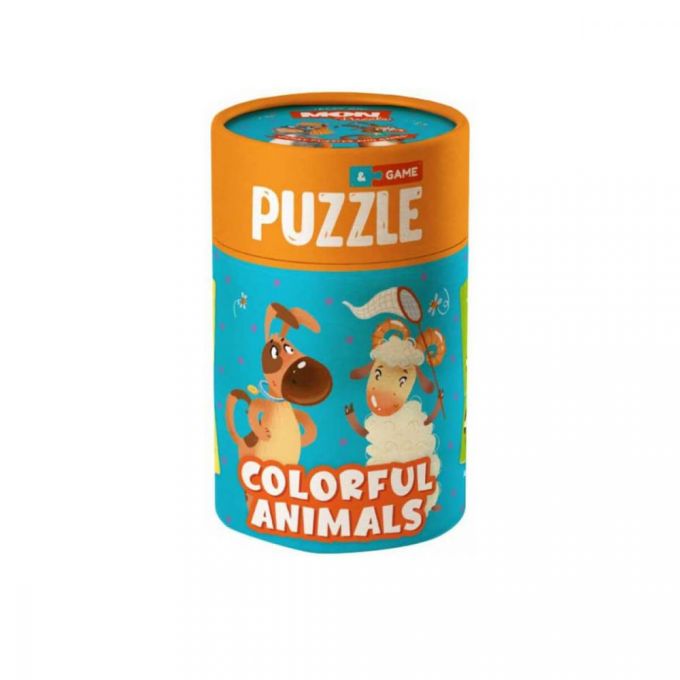Puzzle & Juego Animales de colores