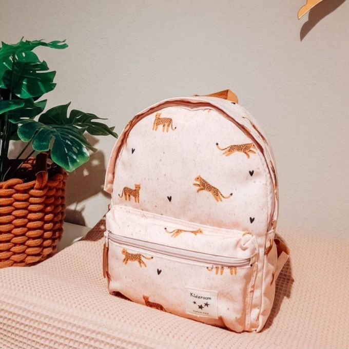 Mochila Leopardos rosa Kidzroom